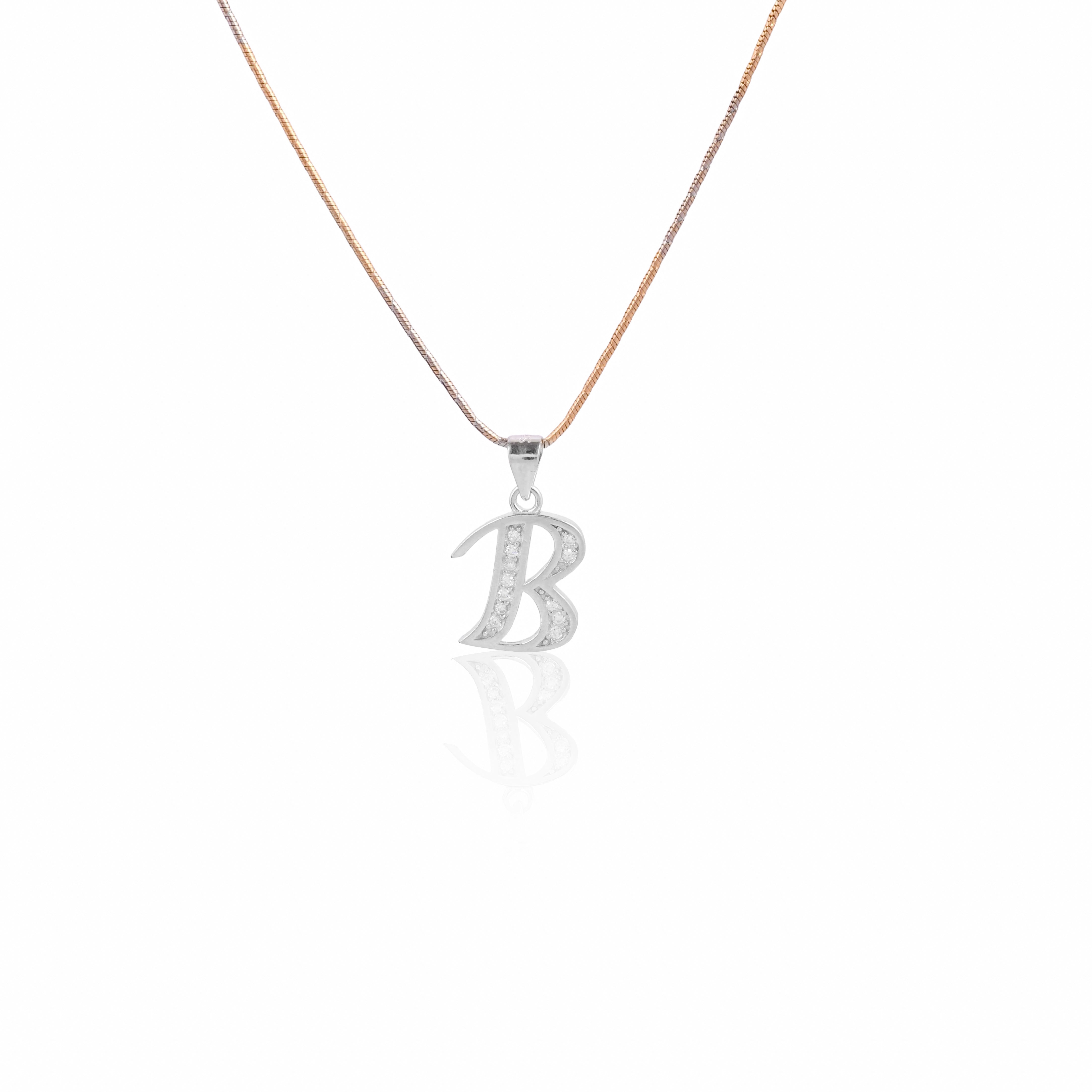 Initial Charm Pendant – B