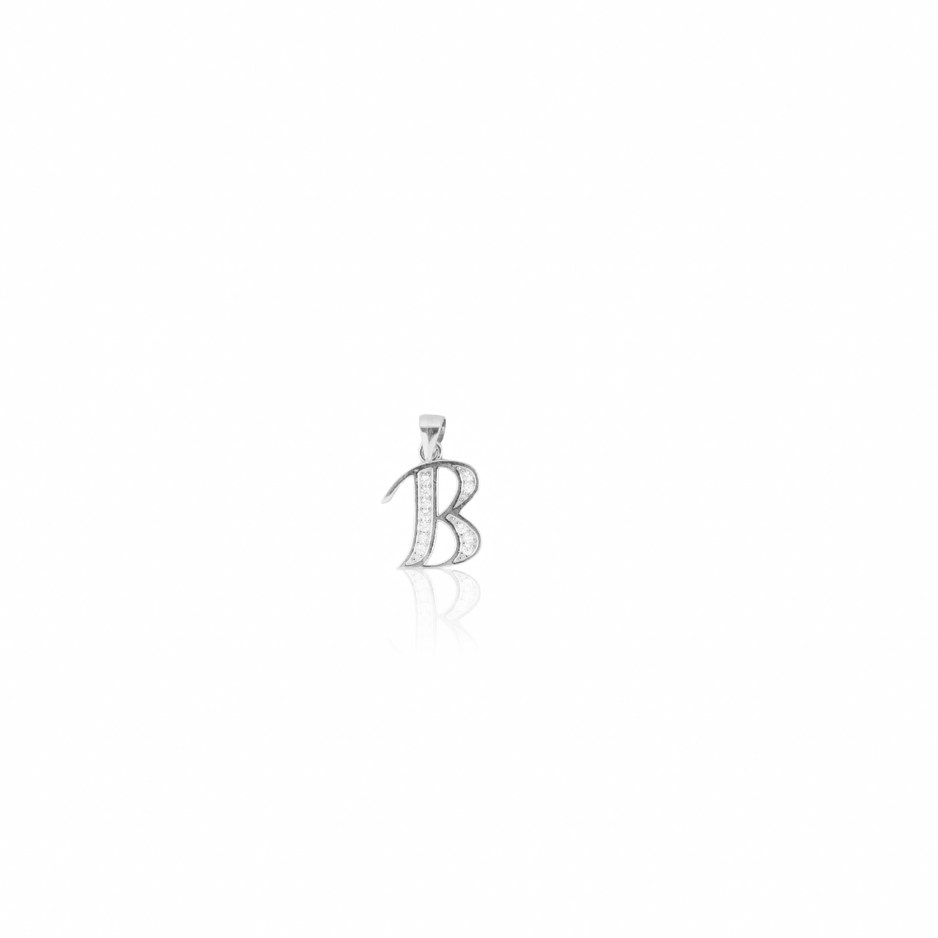 Initial Charm Pendant – B