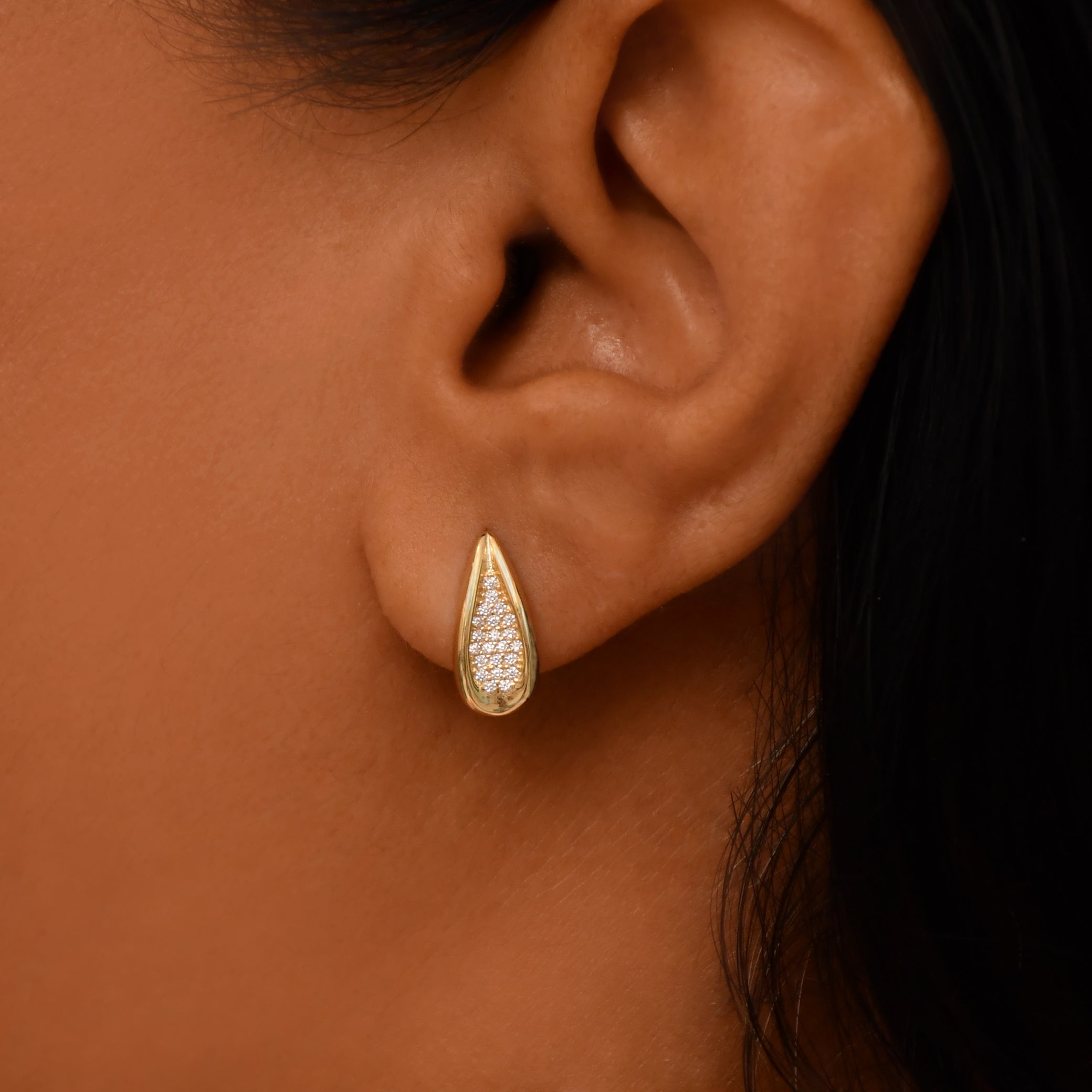 Golden Drop Earrings