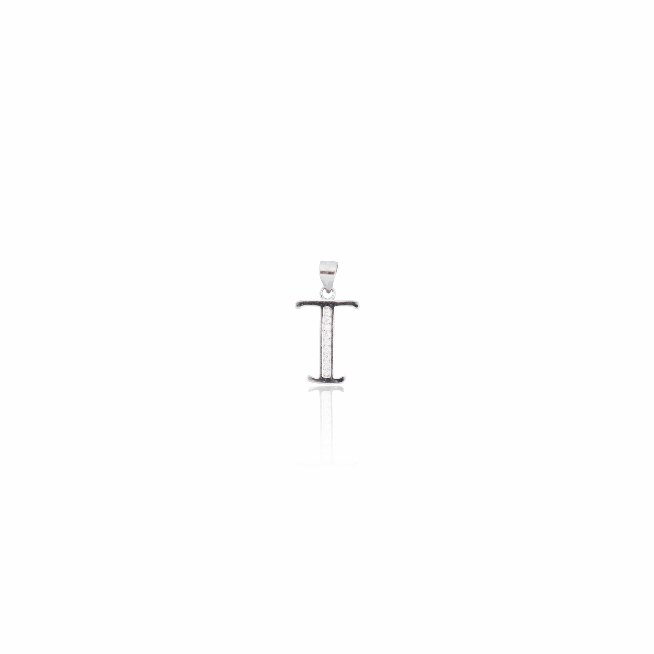 Initial Charm Pendant – T