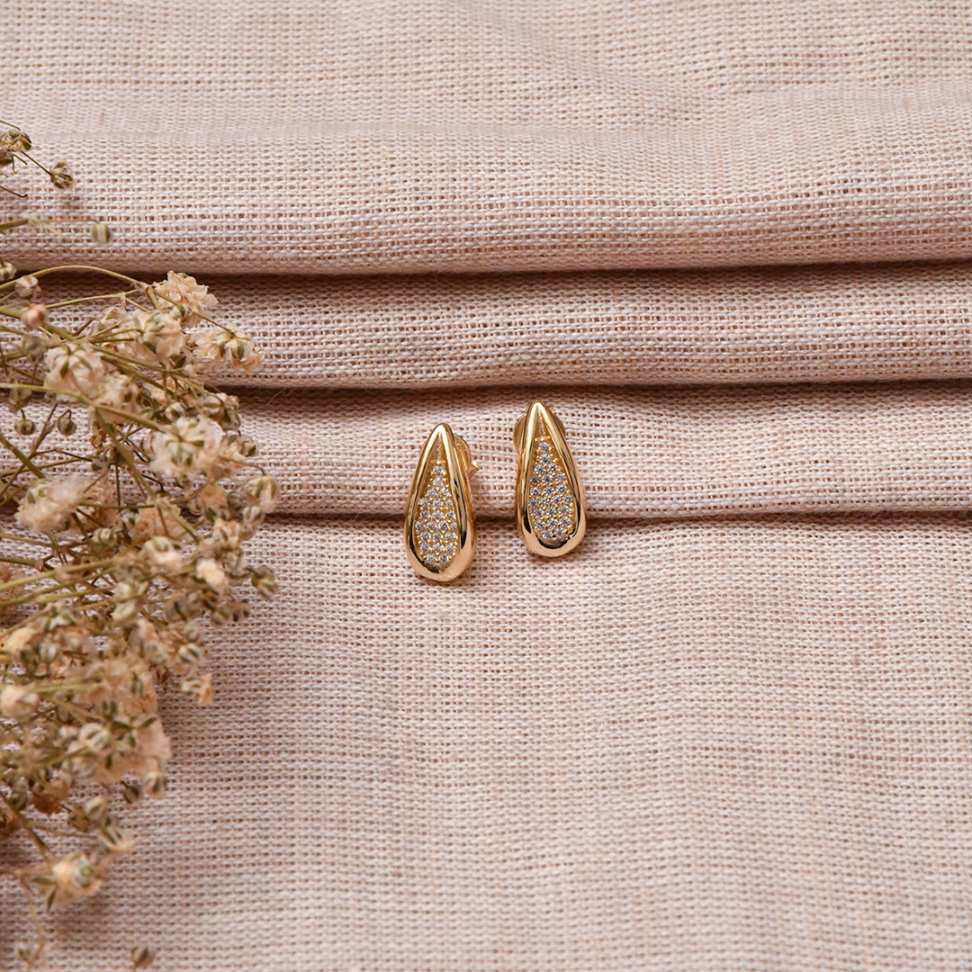 Rose Gold Drop Earrings