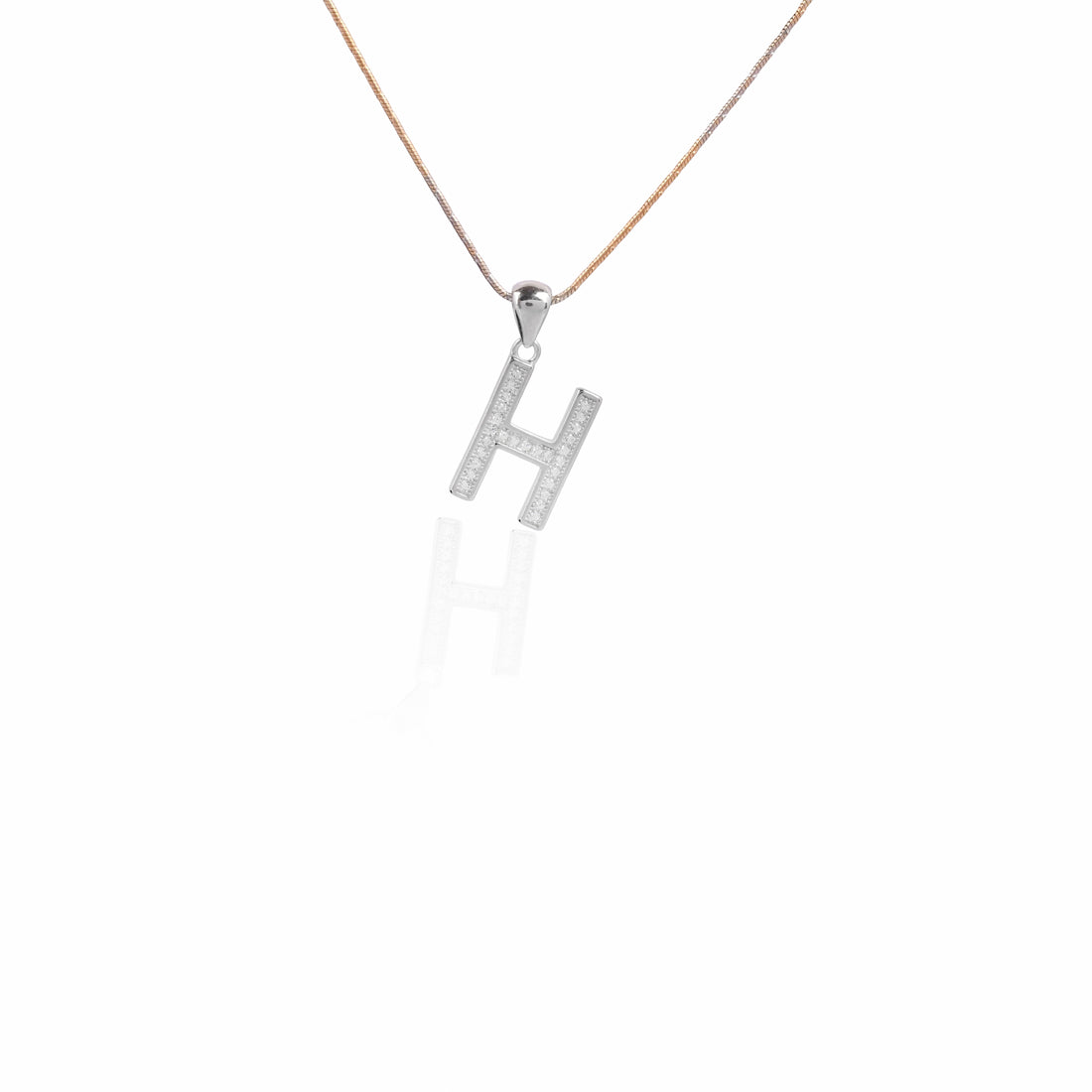 Initial Charm Pendant – H