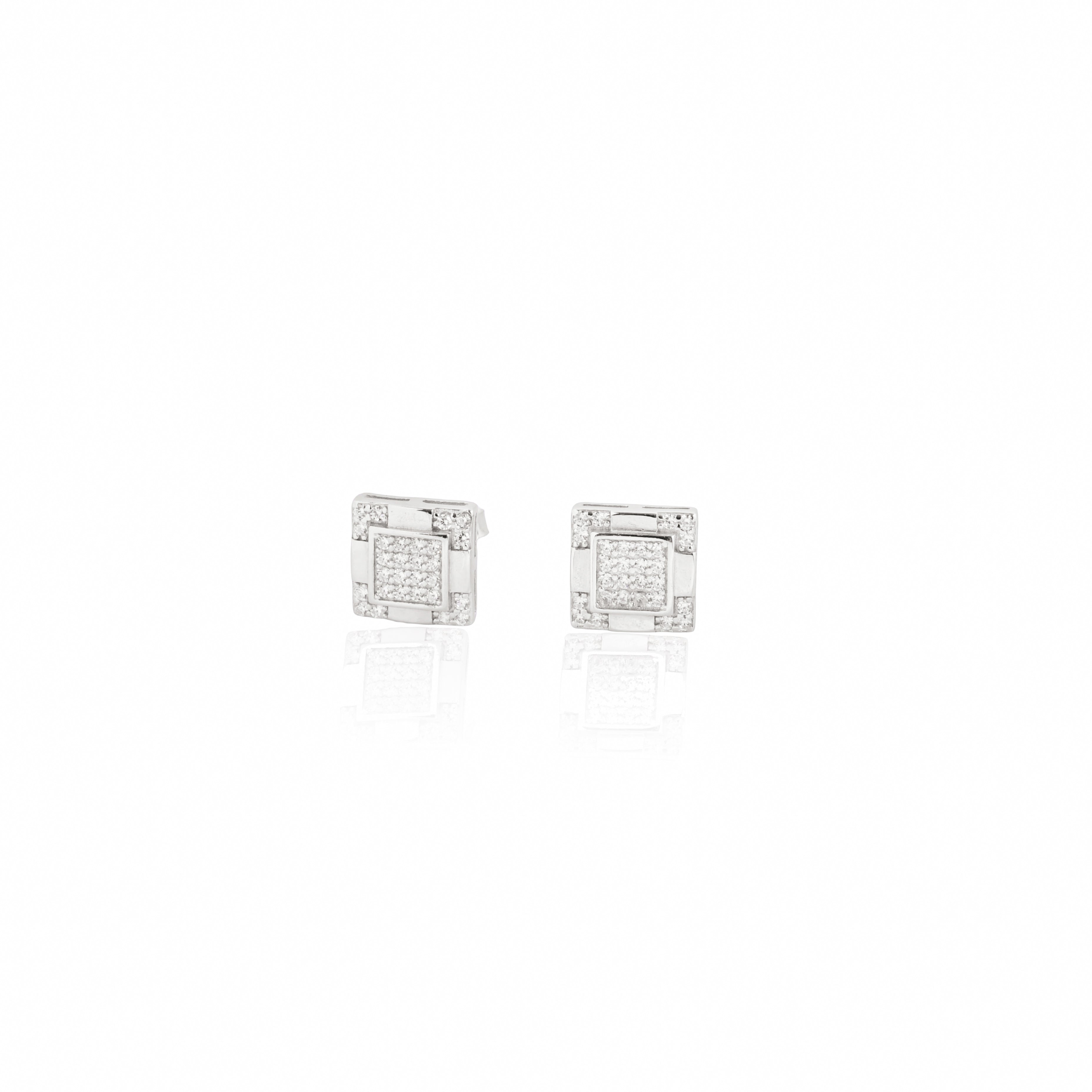 Prism Pave Studs