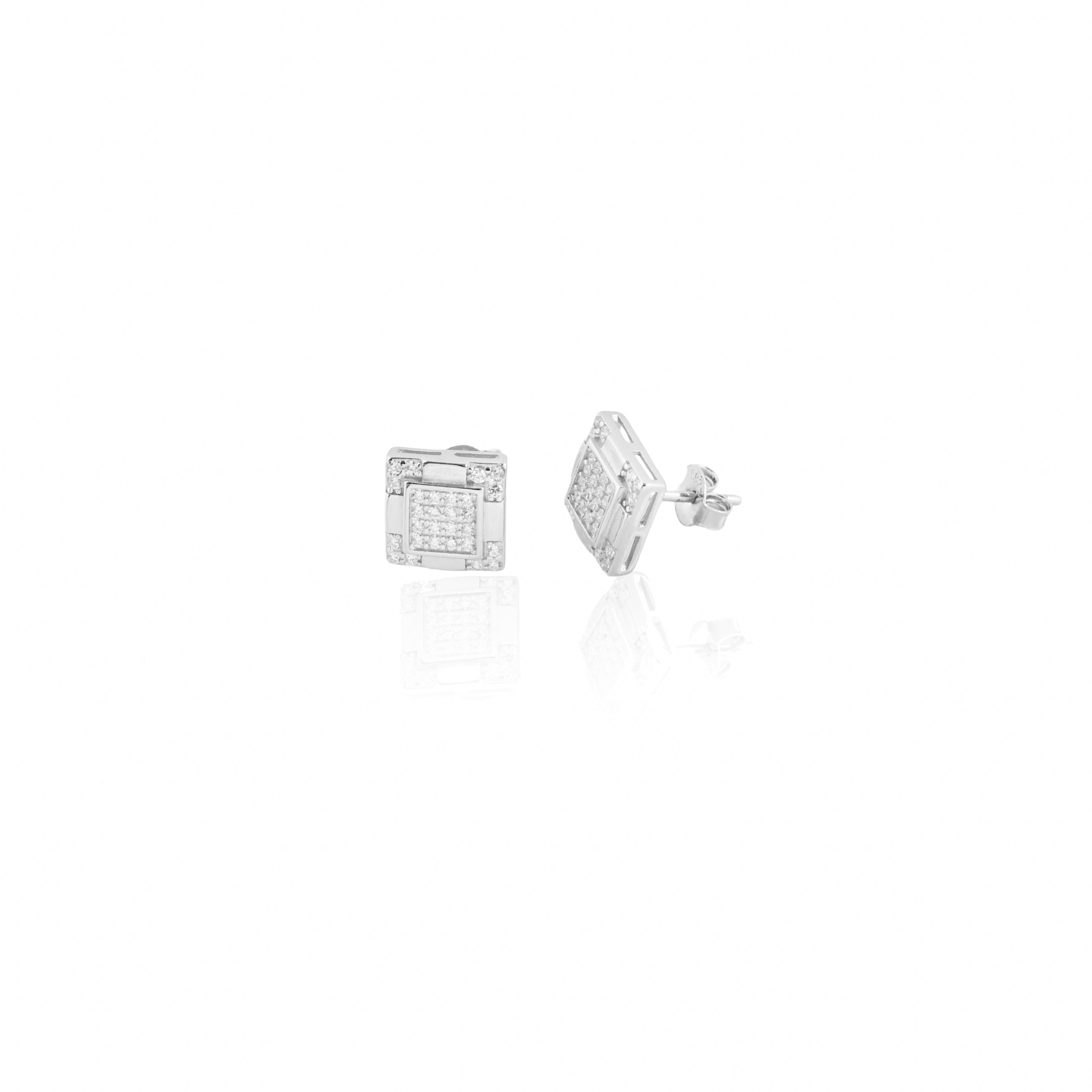Prism Pave Studs