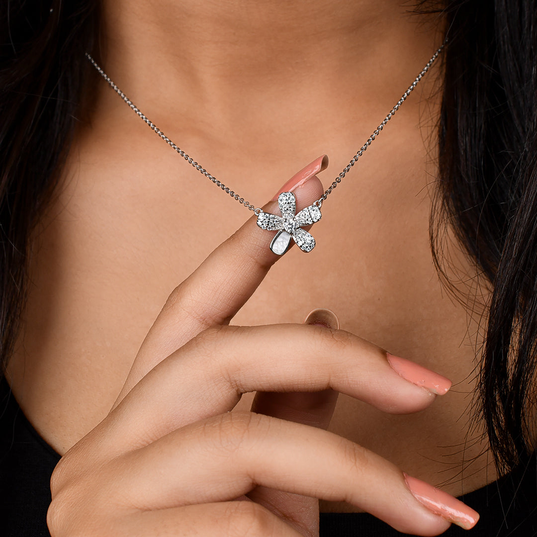 Frosted Bloom Necklace