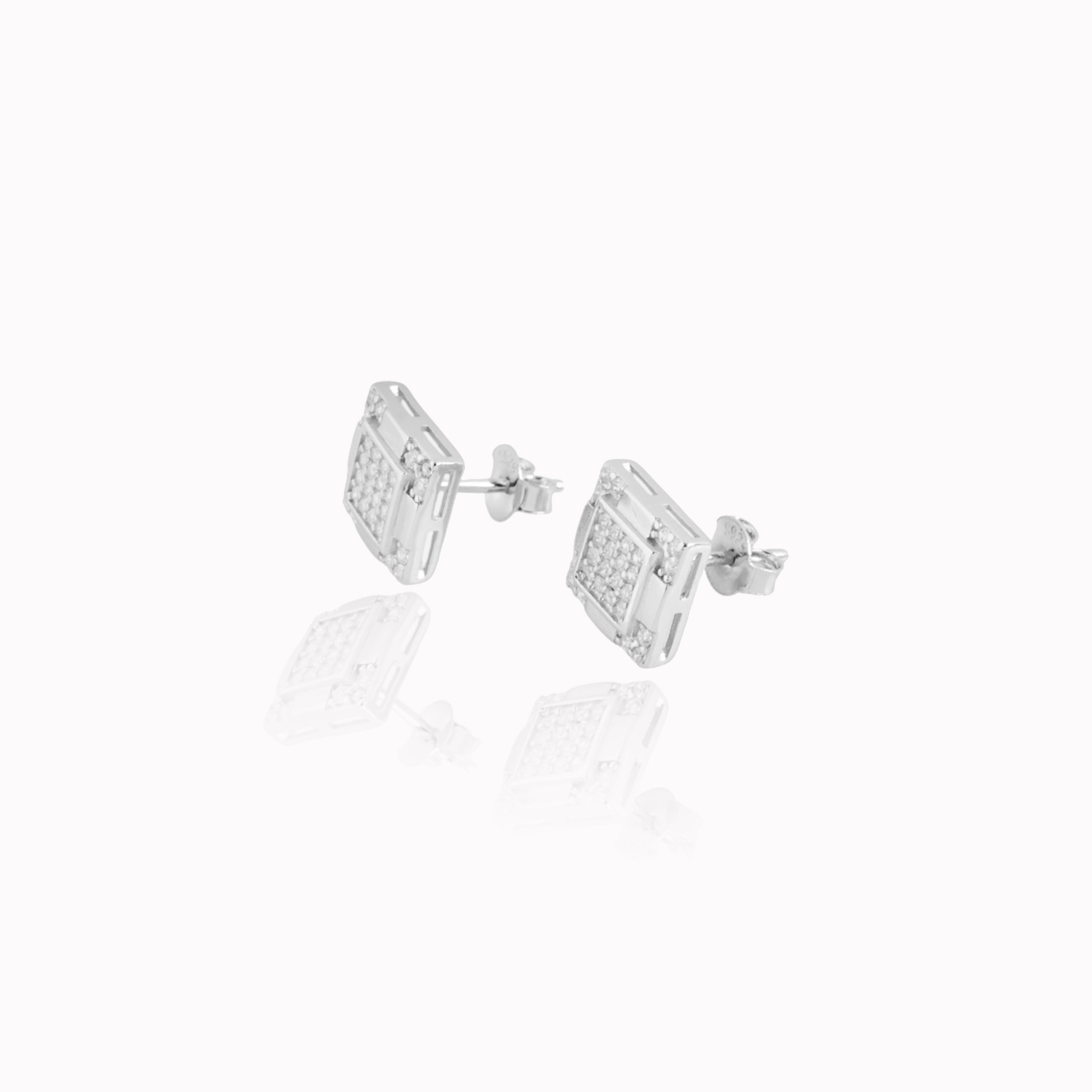 Prism Pave Studs