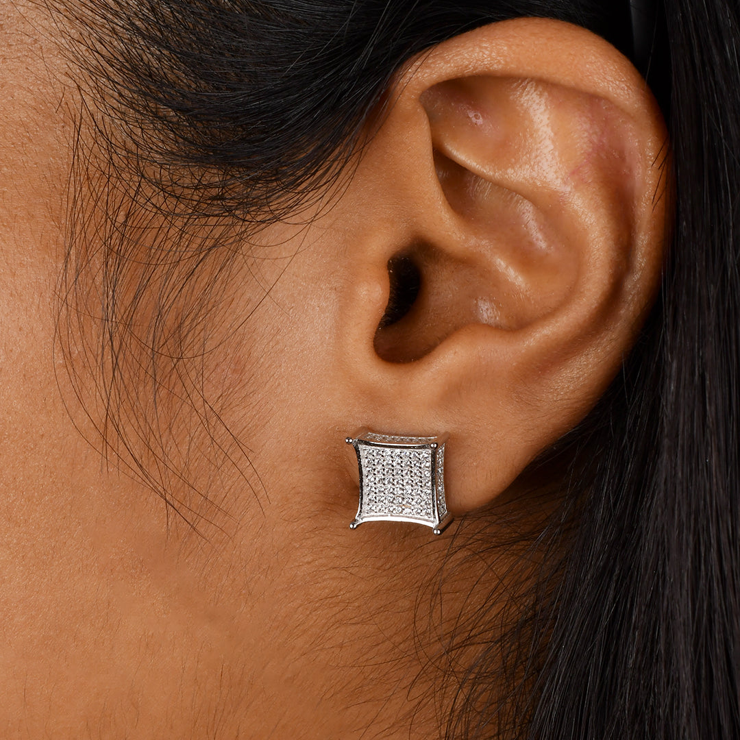 Prism Square Studs
