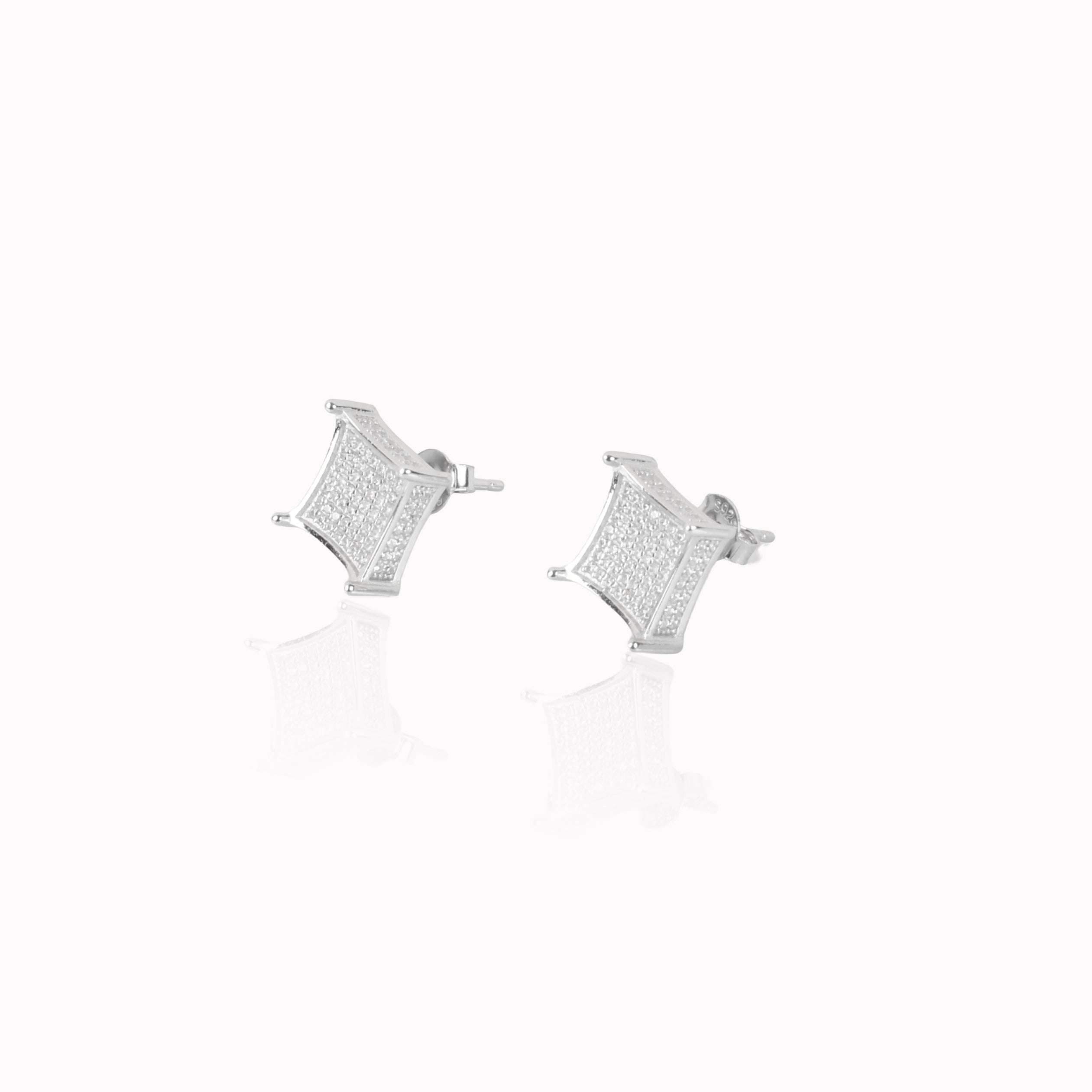 Prism Square Studs