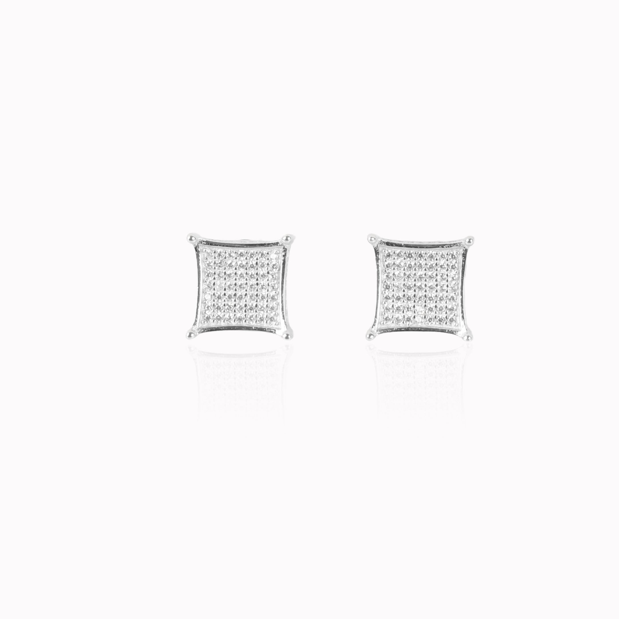 Prism Square Studs
