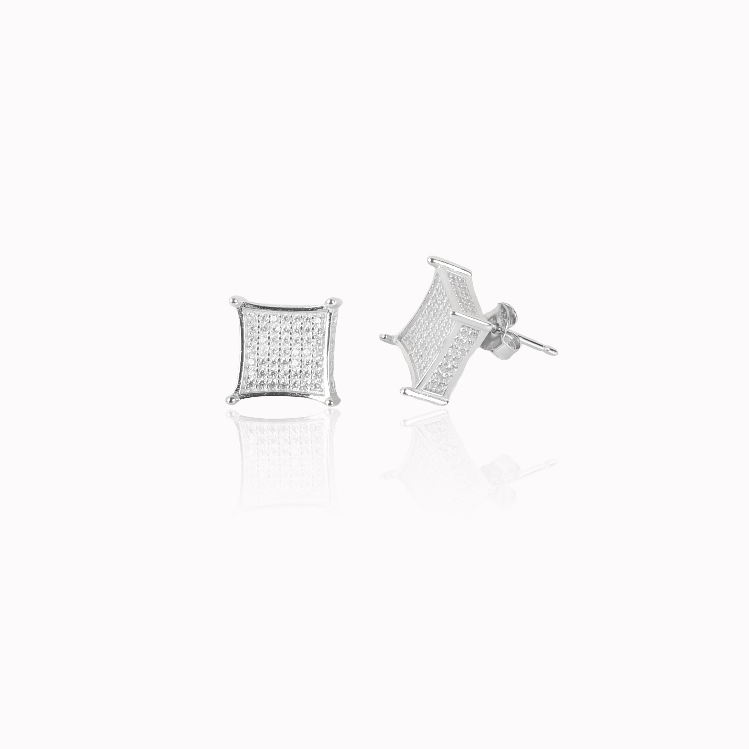 Prism Square Studs