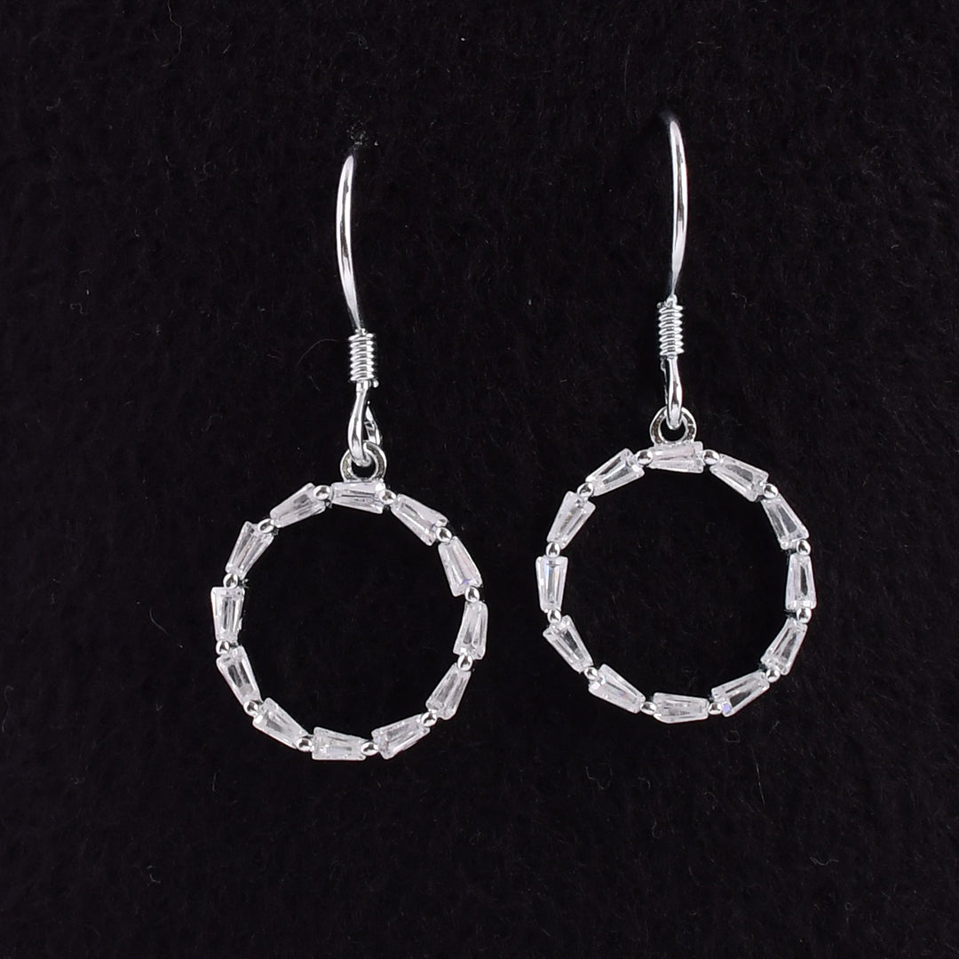 Round Dangle Earrings