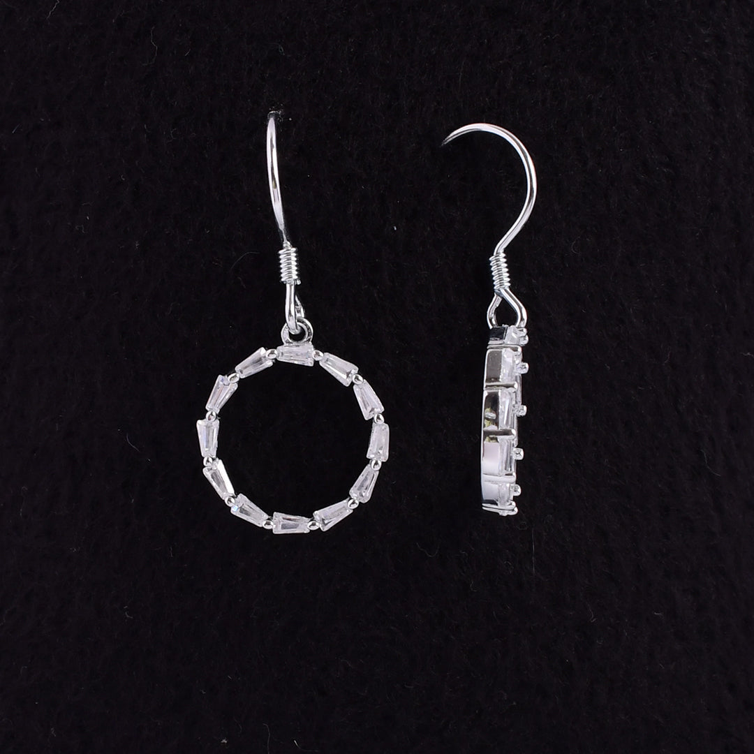 Round Dangle Earrings