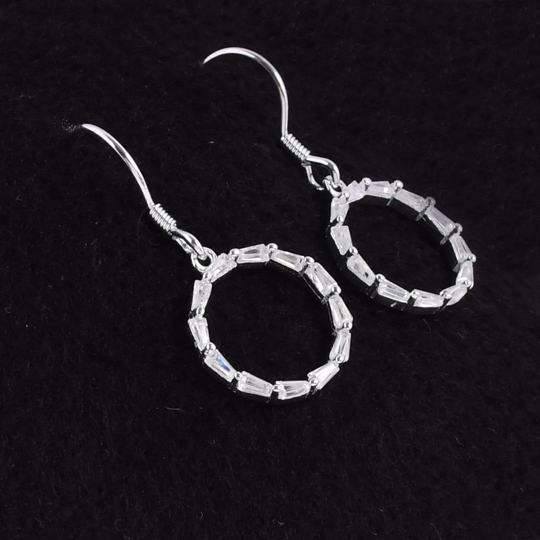 Round Dangle Earrings