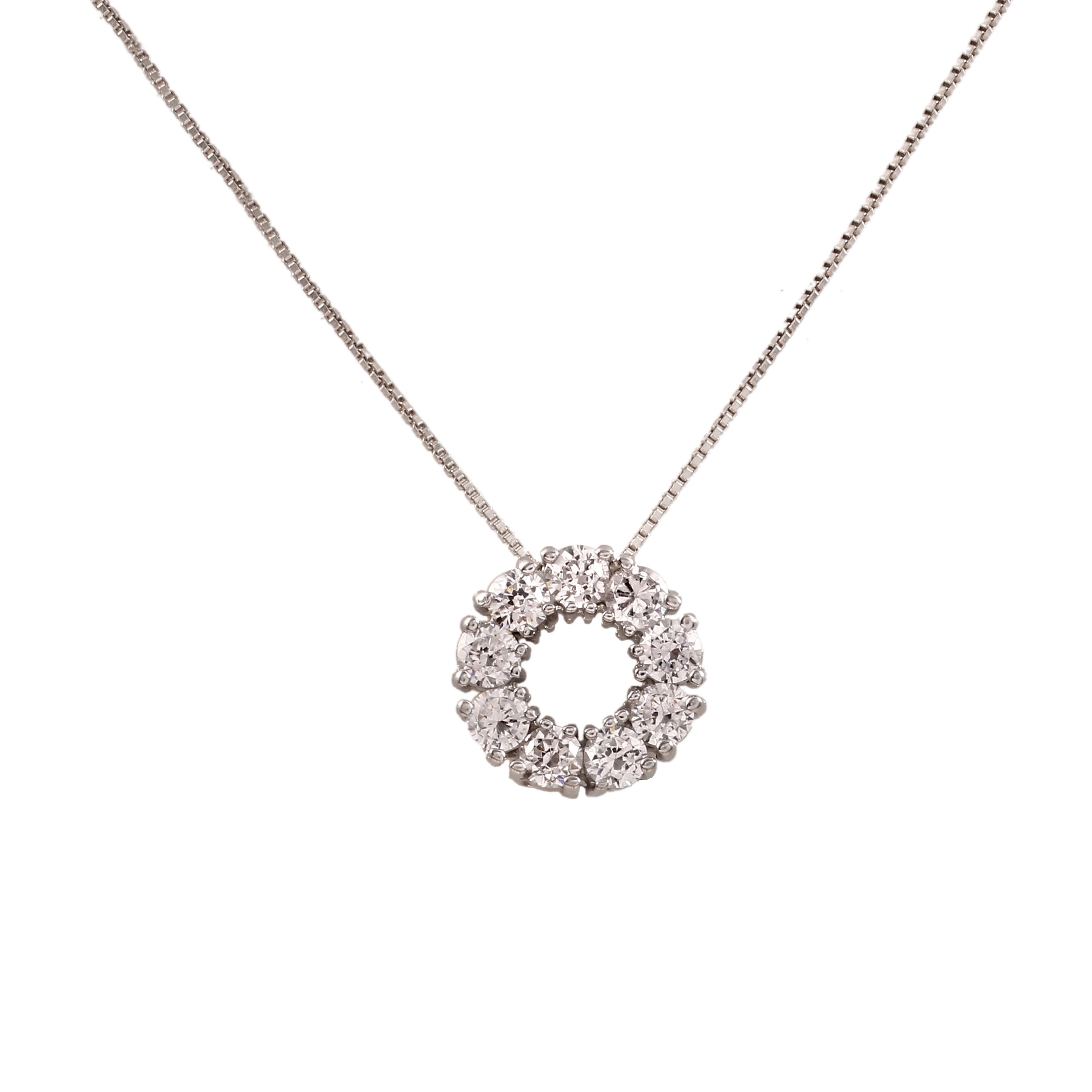 Diamond Halo Pendant