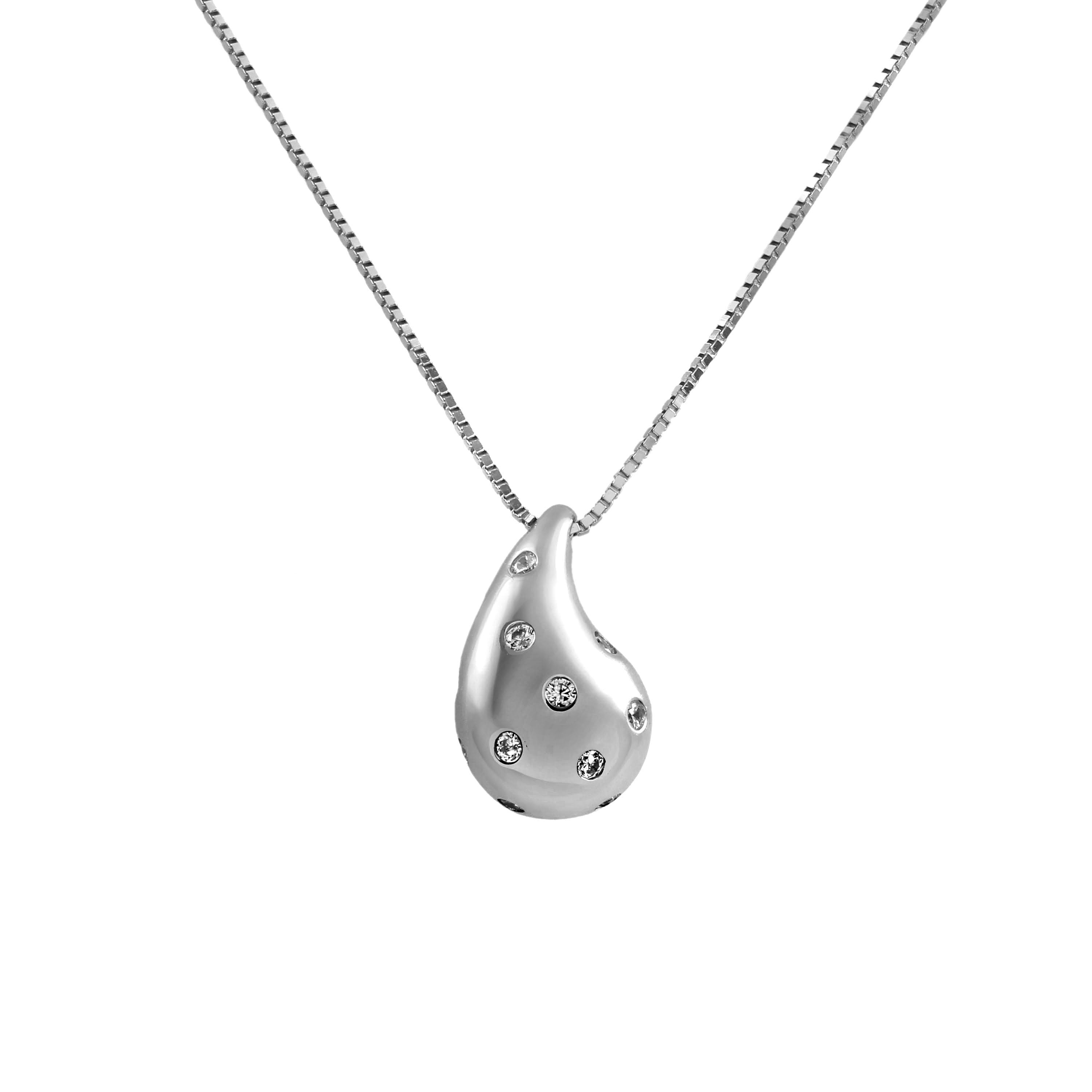 Silver Pebble Necklace