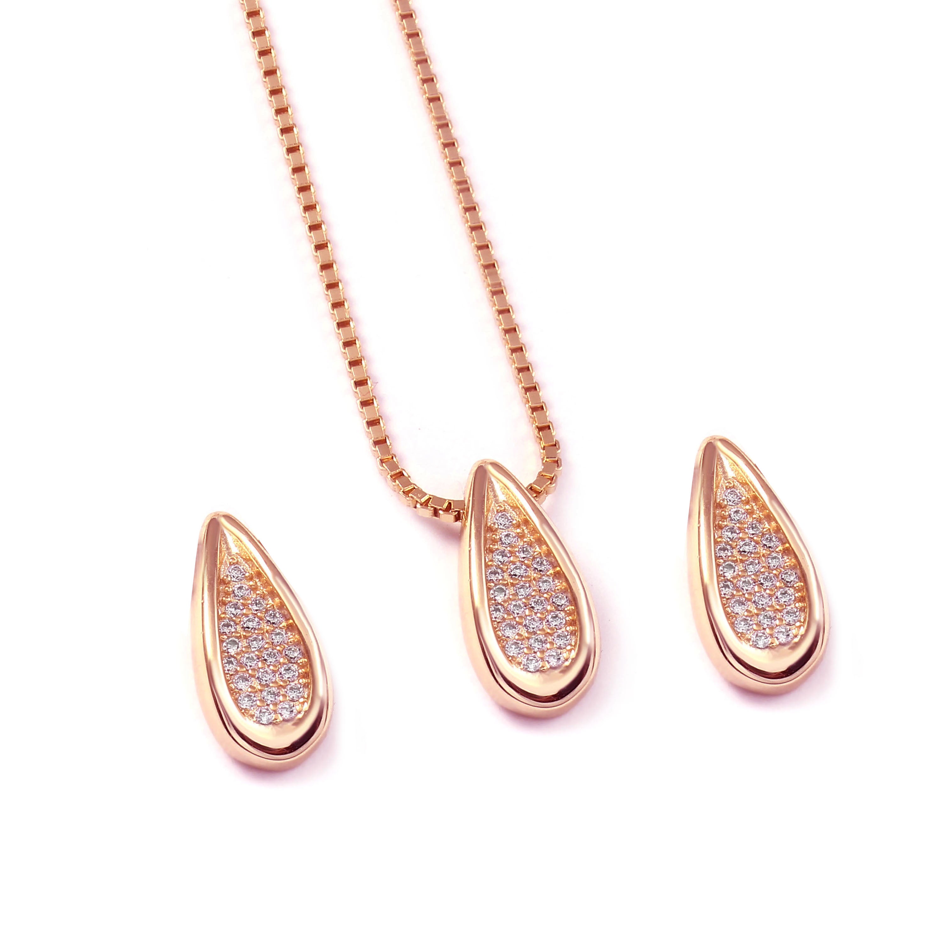 Rose Gold Drop Set
