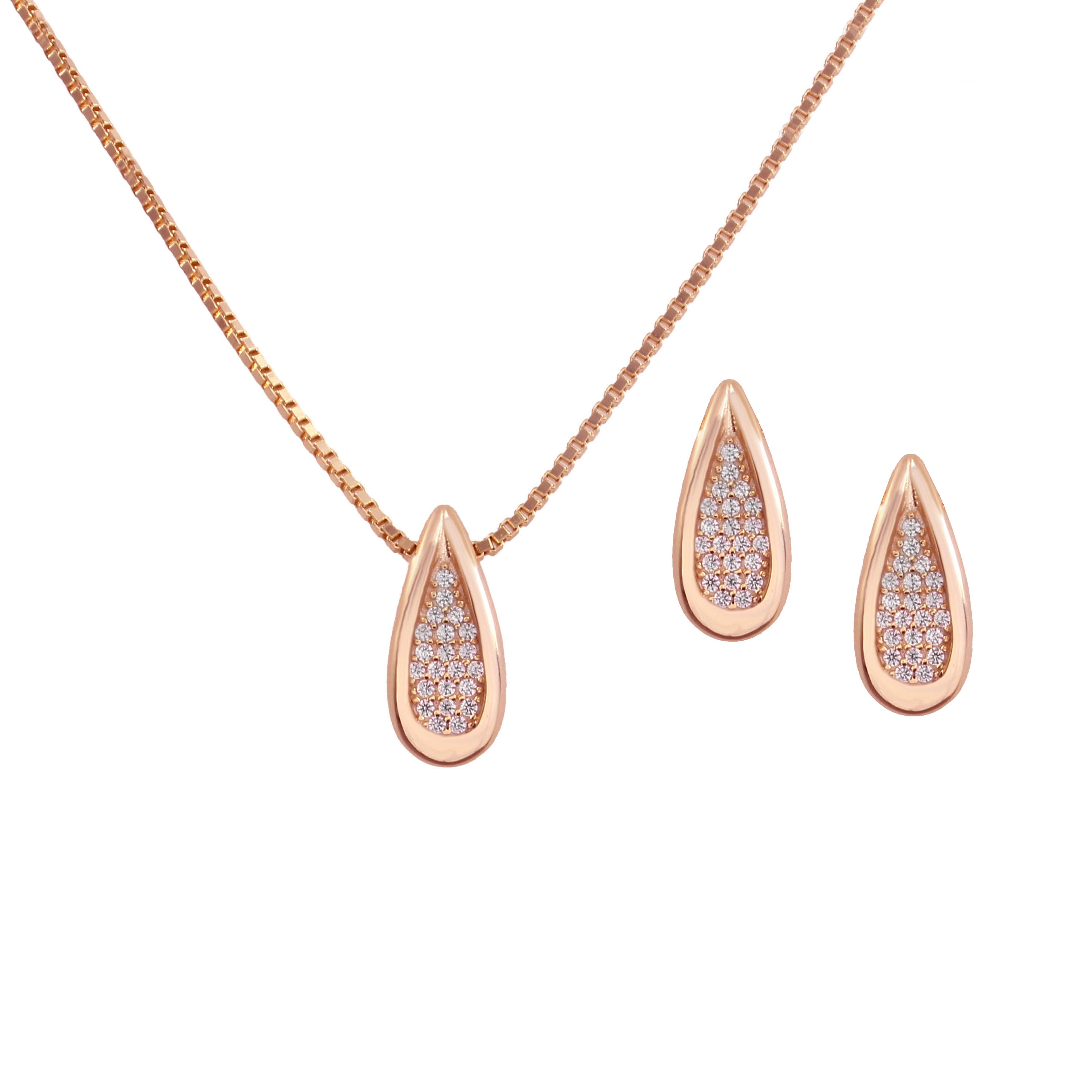 Rose Gold Drop Set